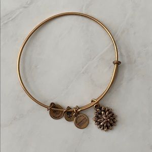 Alex and Ani Flower Charm Bracelet